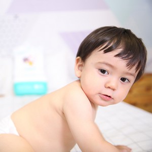 黛西宝贝万岁爷婴儿纸尿裤形象拍摄